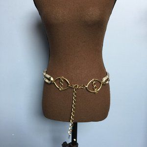 Snake Faux Leather Belt